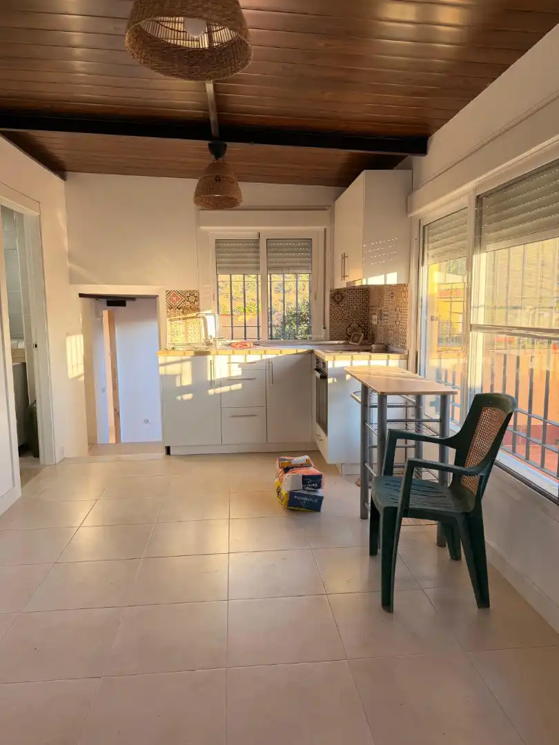 Kitchen of Flat for sale in Málaga  with Furnished