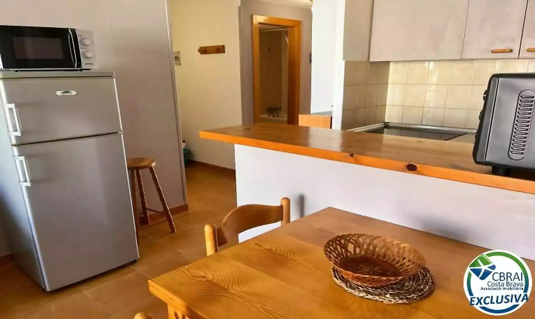Kitchen of Flat for sale in Empuriabrava  with Air Conditioner, Terrace and Furnished