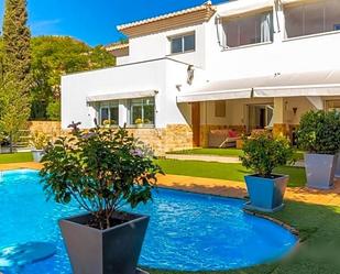 Exterior view of House or chalet for sale in Málaga Capital  with Air Conditioner, Heating and Private garden