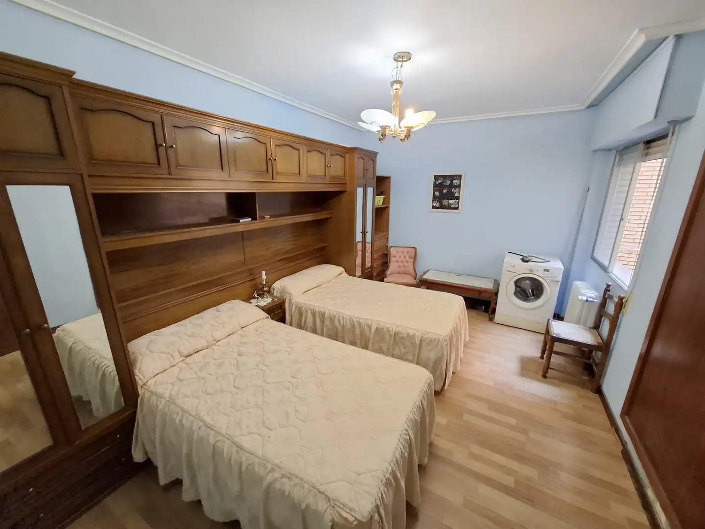 Bedroom of Flat for sale in  Logroño  with Heating, Parquet flooring and Terrace