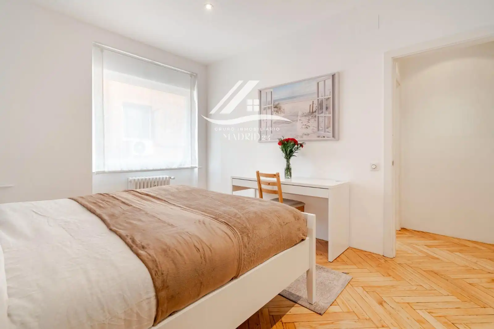 Habitación de Piso de alquiler en Madrid con Aire acondicionado, Calefacción y Amueblado