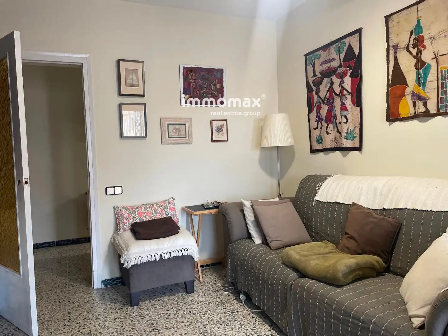 Sala de estar de Piso en venta en Cubelles con Calefacción, Terraza y Trastero