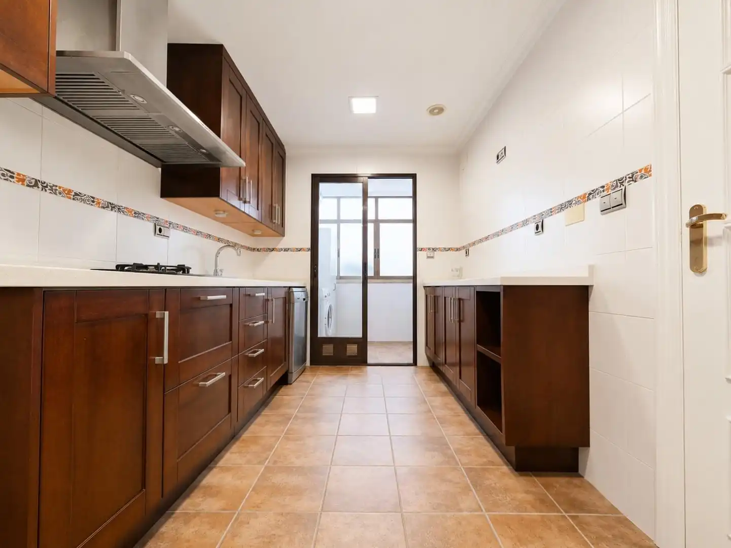 Küche von Wohnung zur Miete in Elche / Elx mit Klimaanlage, Heizung und Parkett