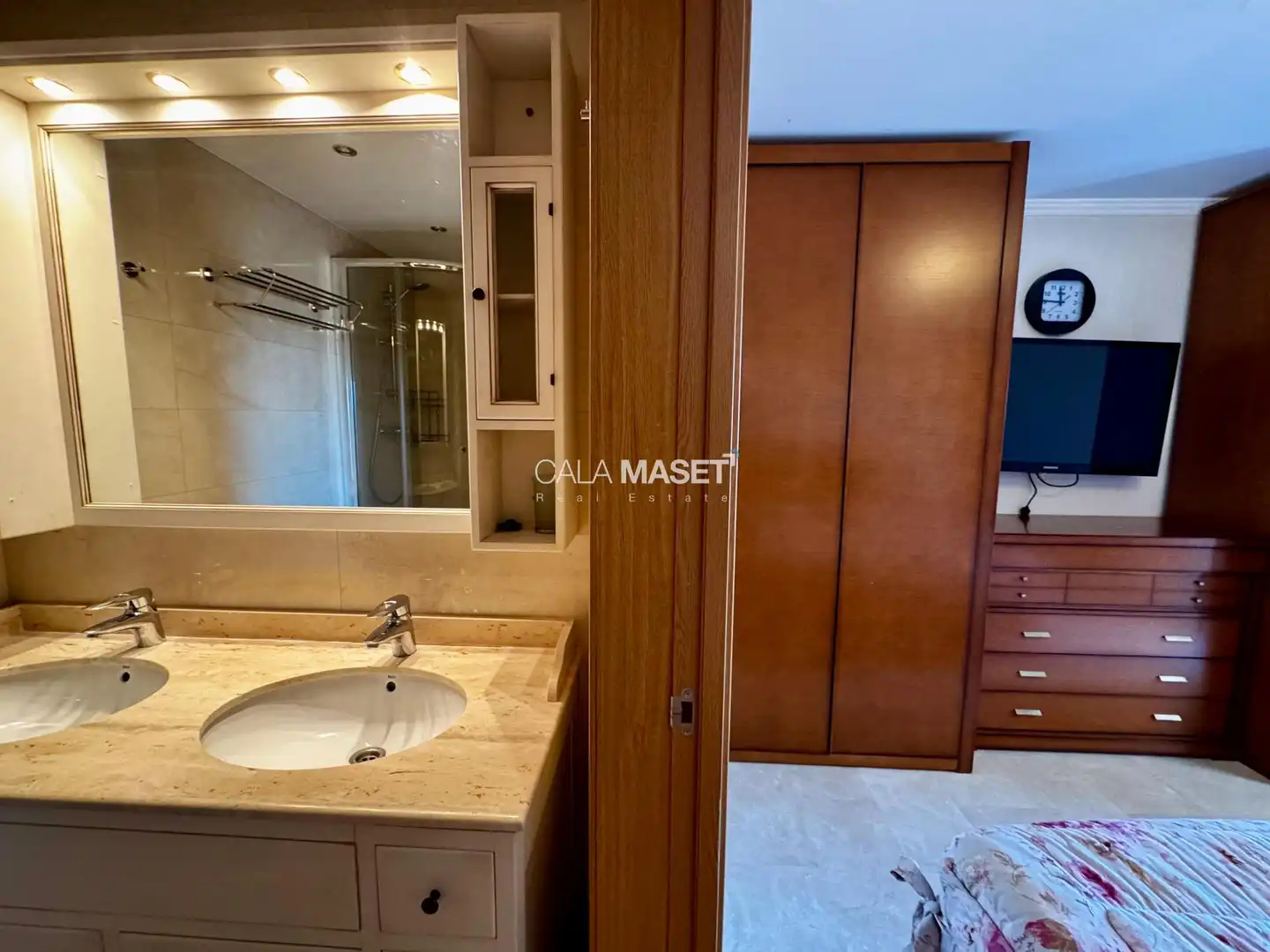 Badezimmer von Haus oder Chalet zum Verkauf in Calonge i Sant Antoni mit Heizung, Privatgarten und Terrasse