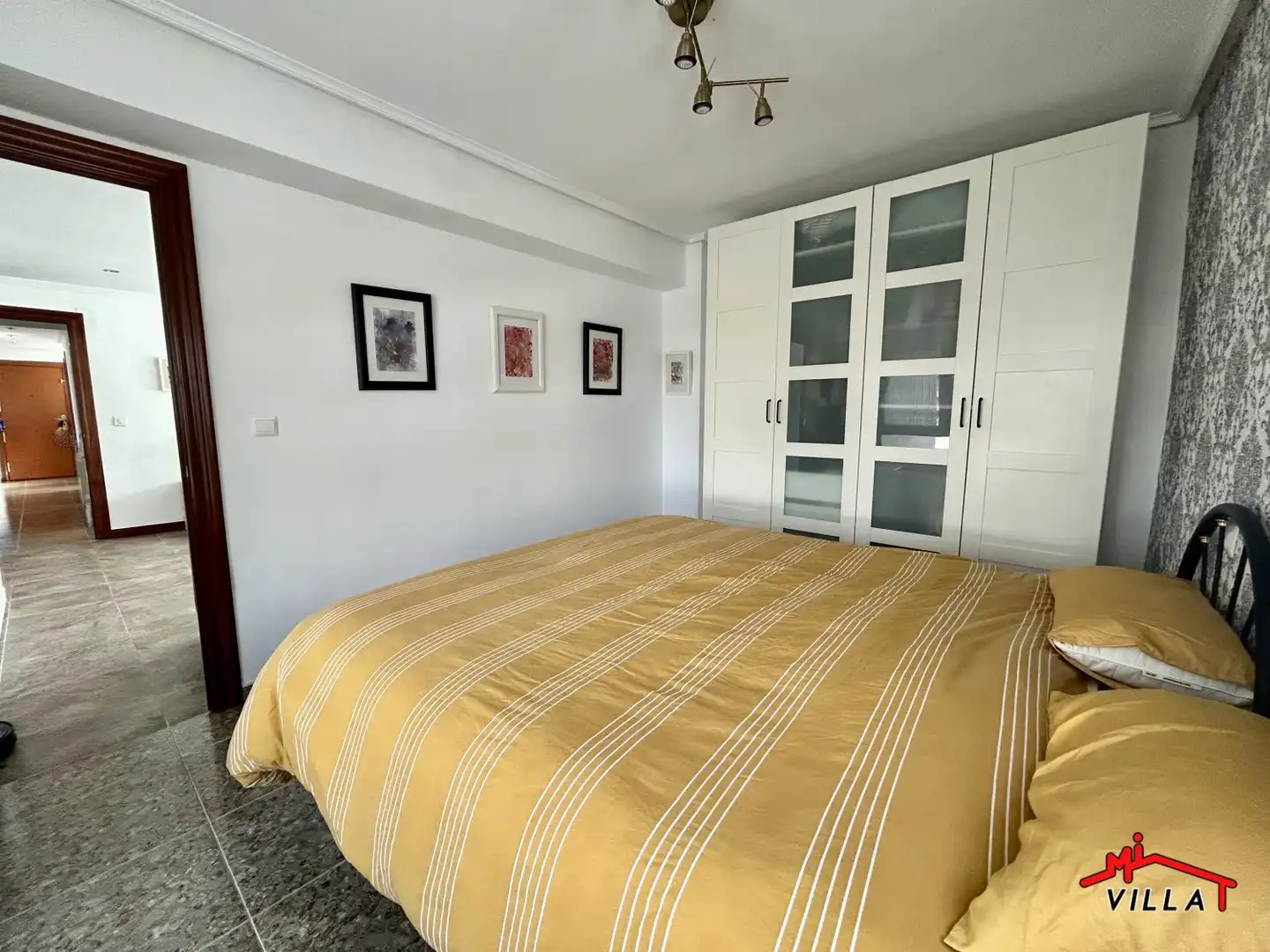 Bedroom of Flat for rent in Laredo  with Heating, Terrace and Furnished