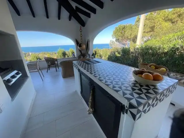 Terraza de Casa o chalet en venta en Dénia con Aire acondicionado, Calefacción y Jardín privado