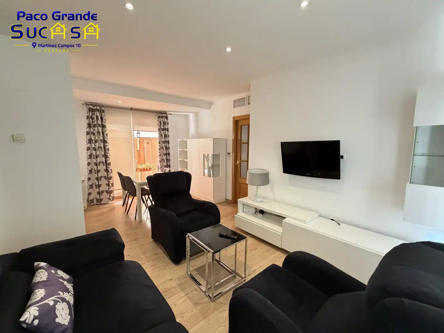 Wohnzimmer von Wohnung zur Miete in Granada mit Klimaanlage, Heizung und Terrasse