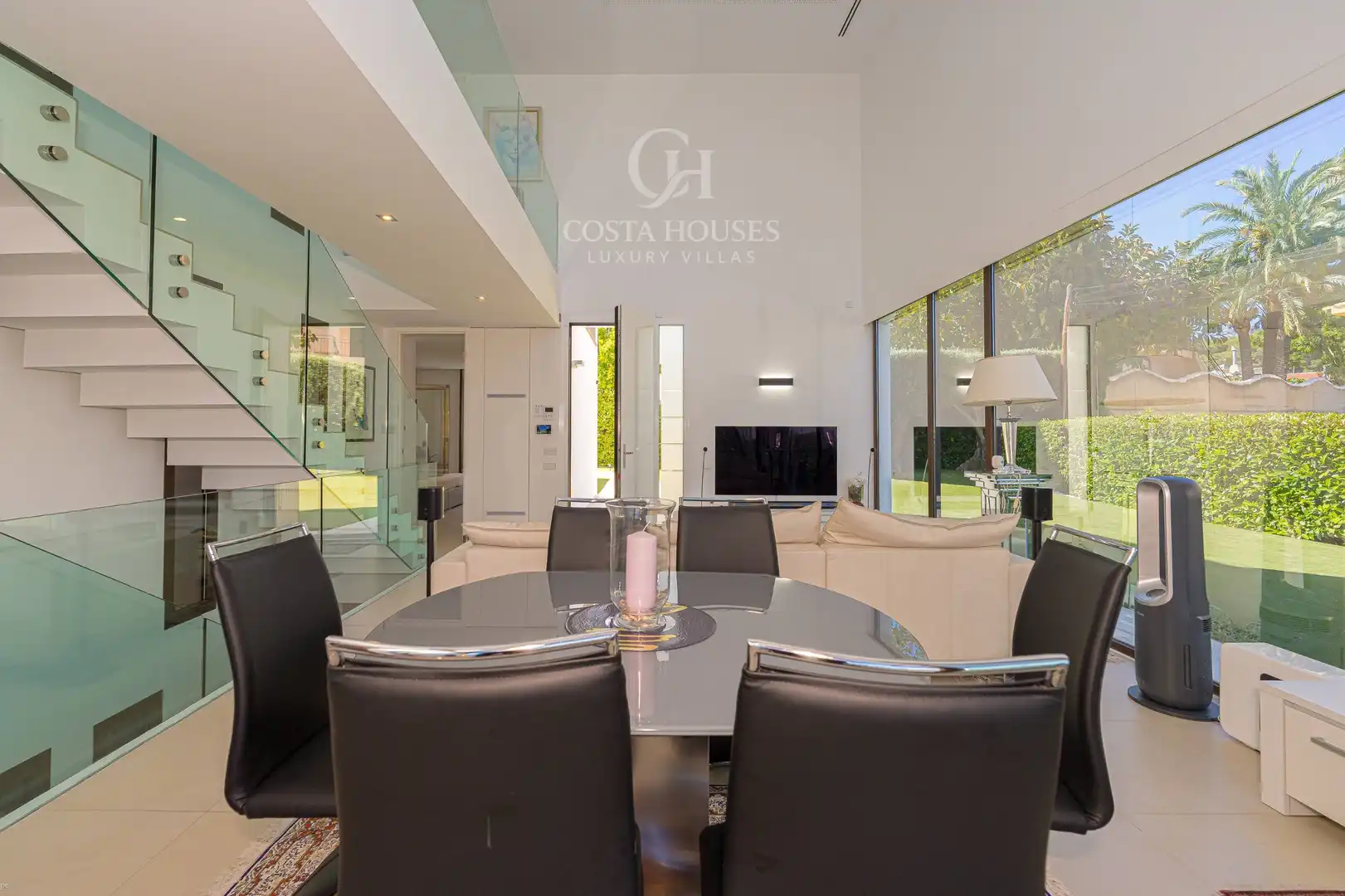 Dining room of Houses for sale in Moraira  with Air Conditioner, Heating and Private garden