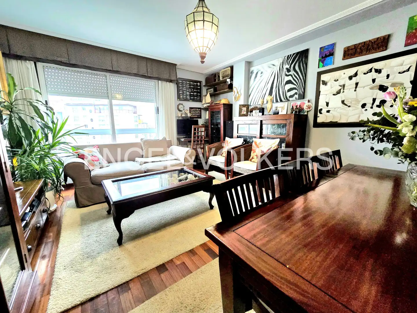 Sala de estar de Piso en venta en Vigo  con Calefacción y Parquet
