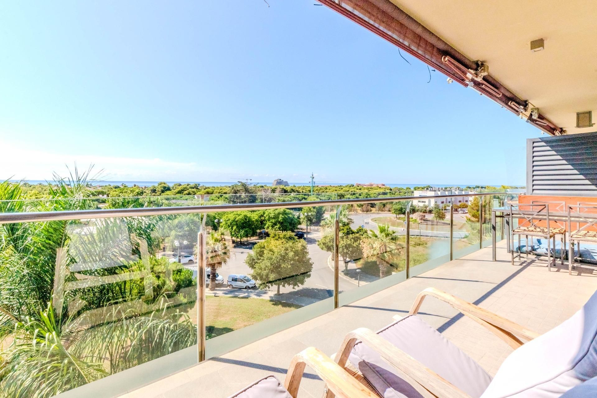 Terrace of Flat for sale in Sitges  with Private garden, Parquet flooring and Terrace