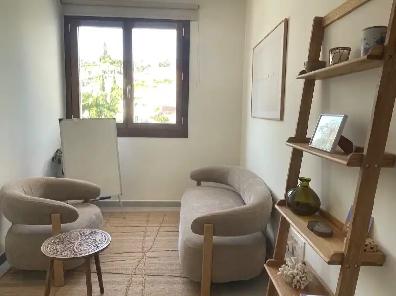 Sala de estar de Oficina de alquiler en Málaga con Aire acondicionado, Amueblado y Internet