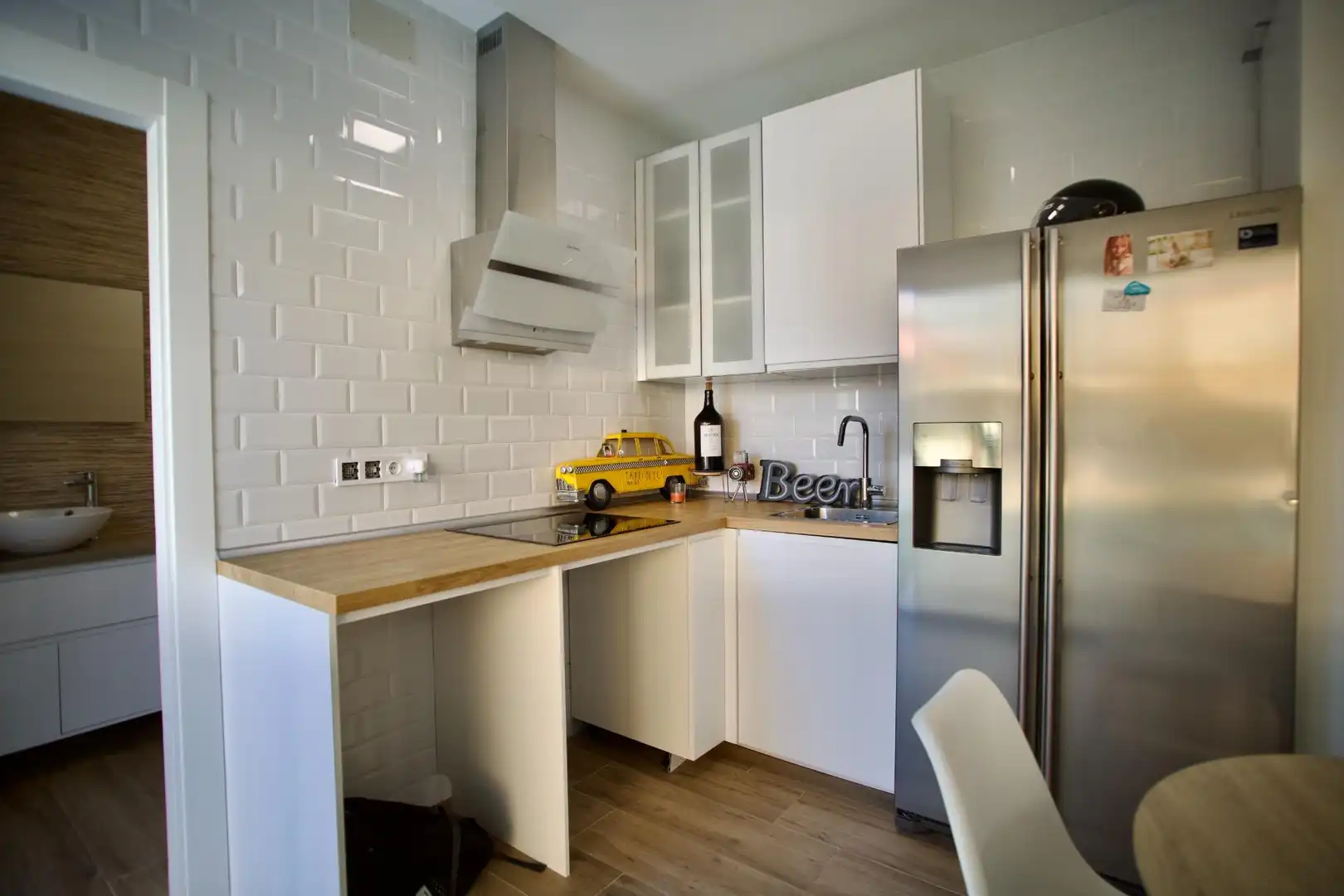 Kitchen of Detached homes for sale in Monforte del Cid  with Air Conditioner, Private garden and Parquet flooring