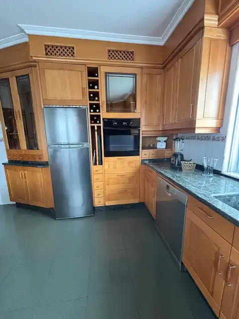 Kitchen of Houses for rent in Ferrol  with Heating, Private garden and Parquet flooring