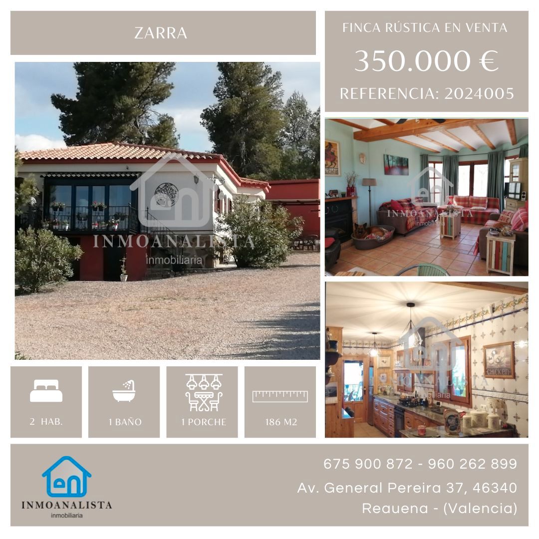 Vista exterior de Finca rústica en venda en Jarafuel amb Calefacció, Jardí privat i Moblat