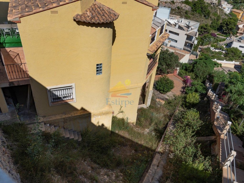 Exterior view of Single-family semi-detached for sale in Cullera  with Terrace and Community pool