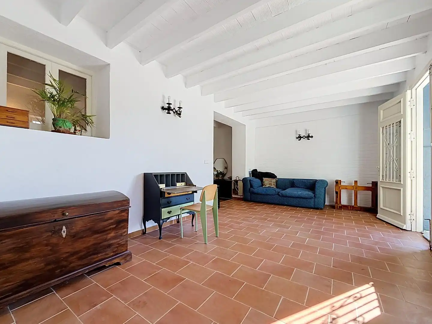 Sala de estar de Finca rústica en venta en Castalla, Alicante