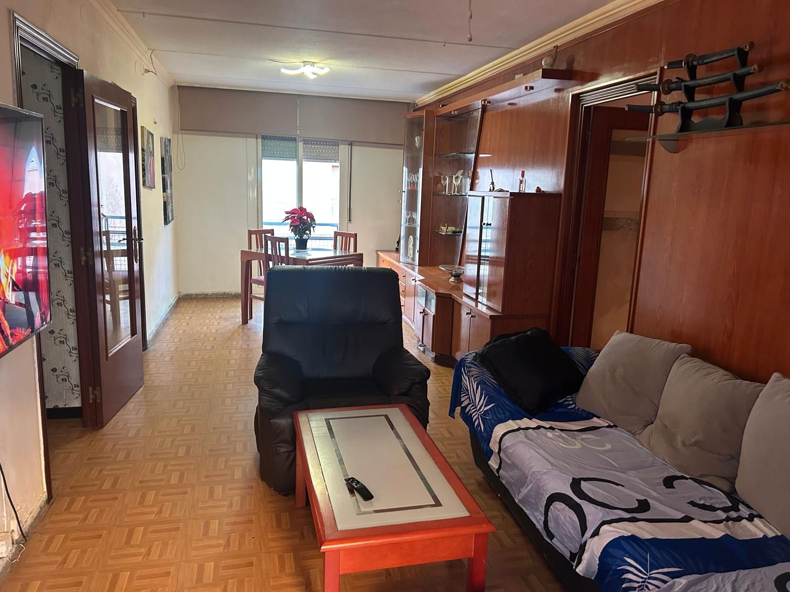 Living room of Flat for sale in El Prat de Llobregat  with Air Conditioner, Heating and Furnished