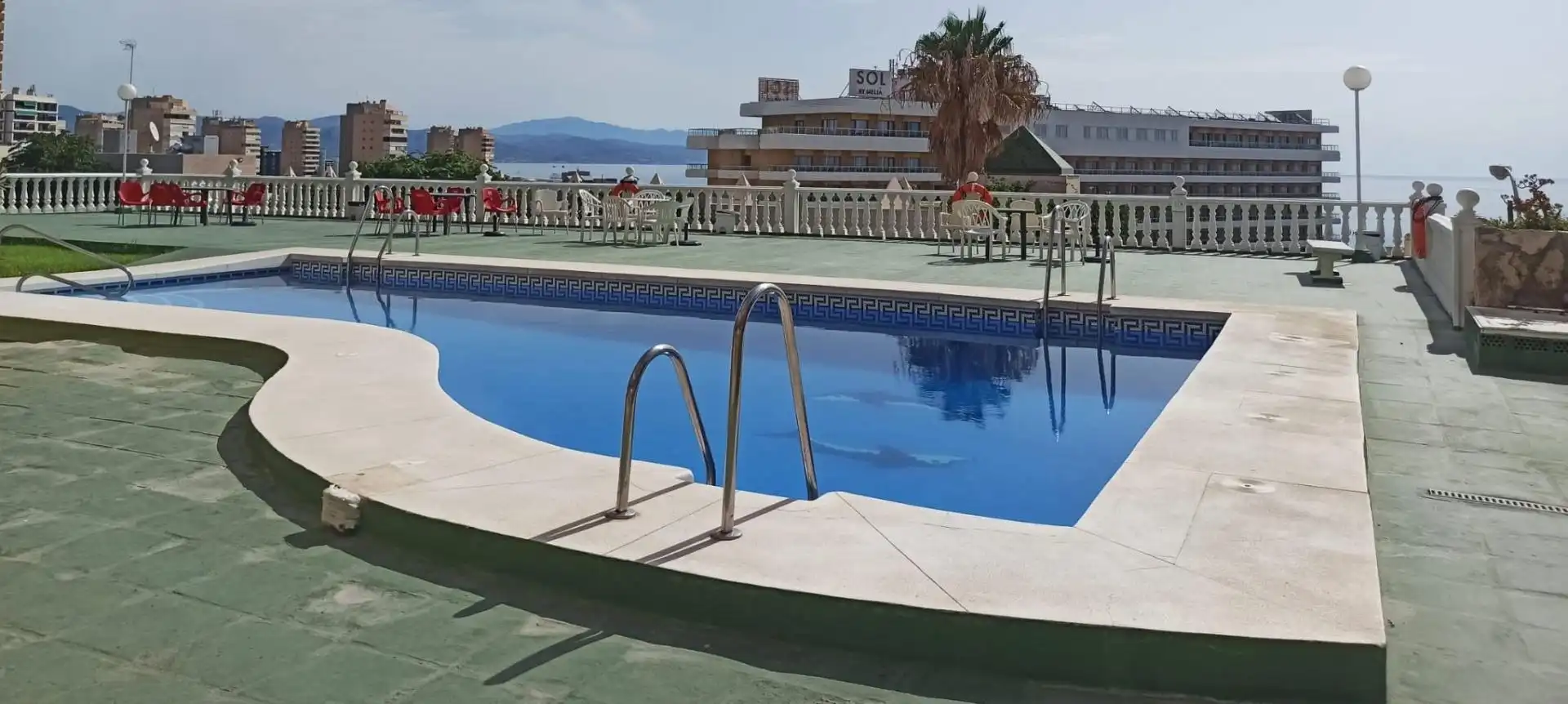 Swimming pool of Flat for sale in Torremolinos  with Air Conditioner, Terrace and Furnished