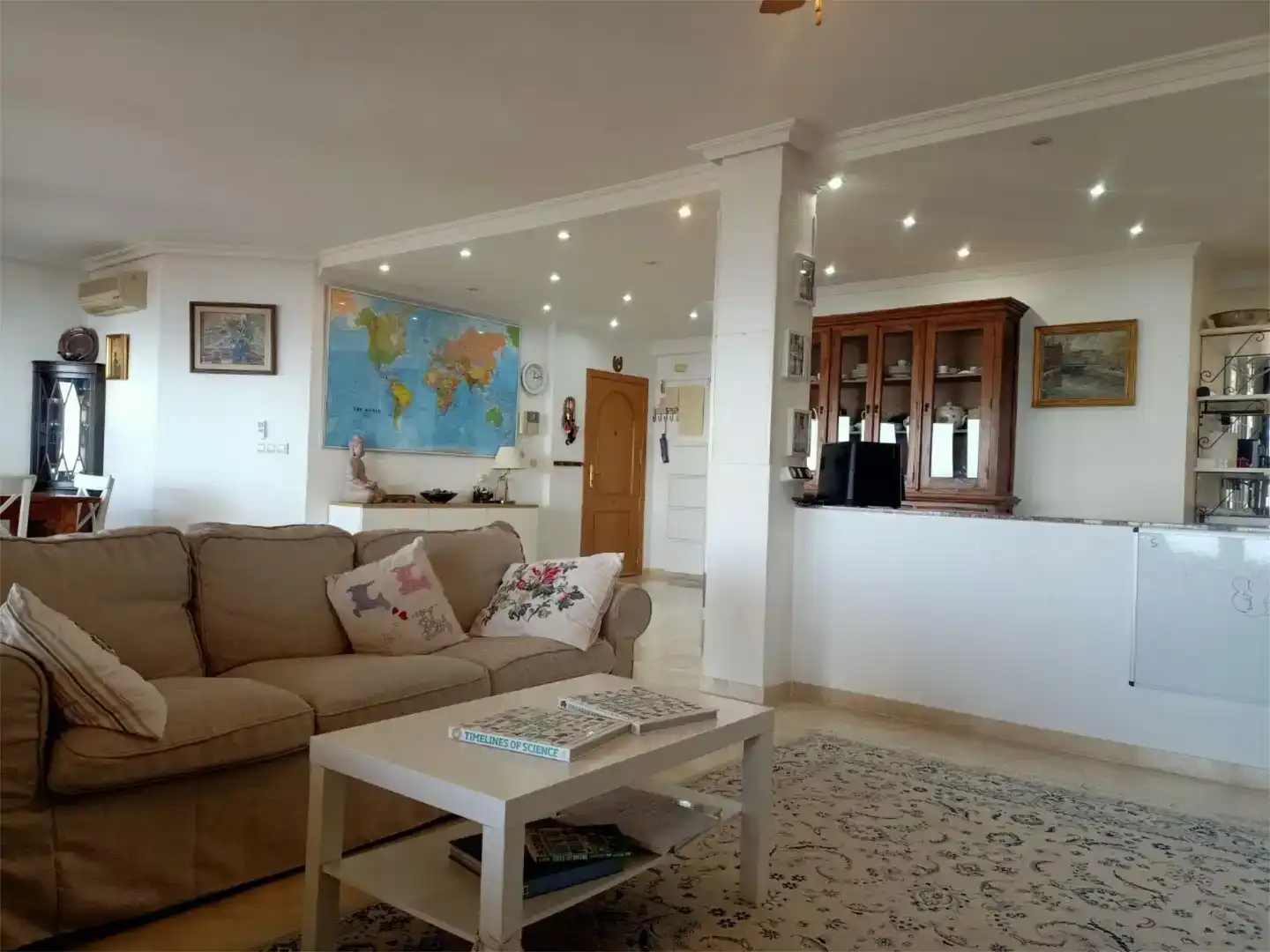 Sala de estar de Ático en venta en Altea con Aire acondicionado, Piscina y Balcón