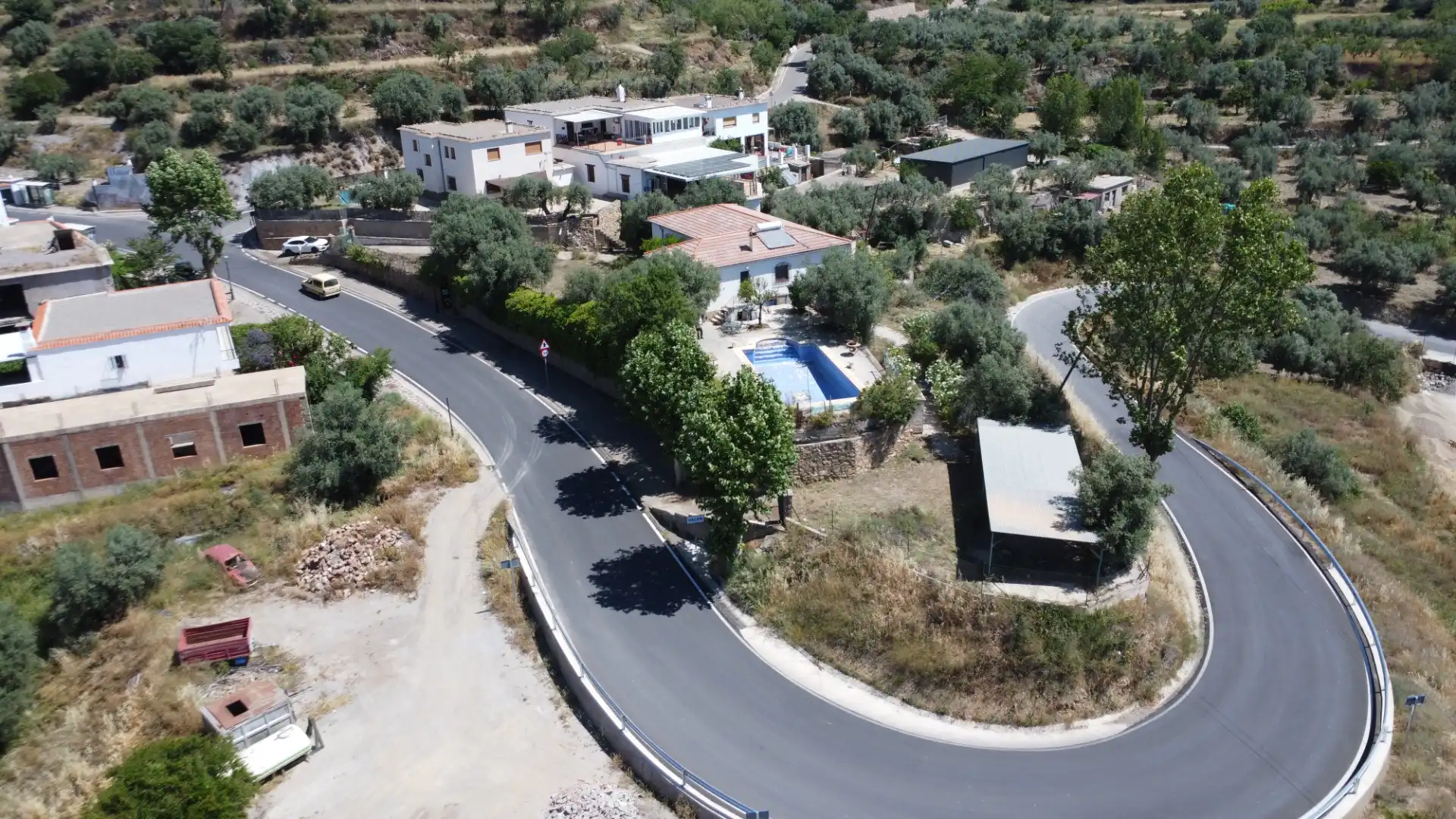 Vista exterior de Casa o chalet en venta en Válor con Calefacción, Jardín privado y Terraza