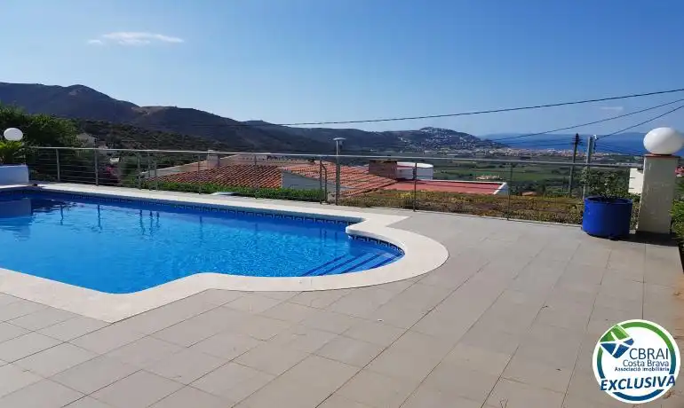 Swimming pool of Houses for sale in Roses  with Heating, Private garden and Storage room