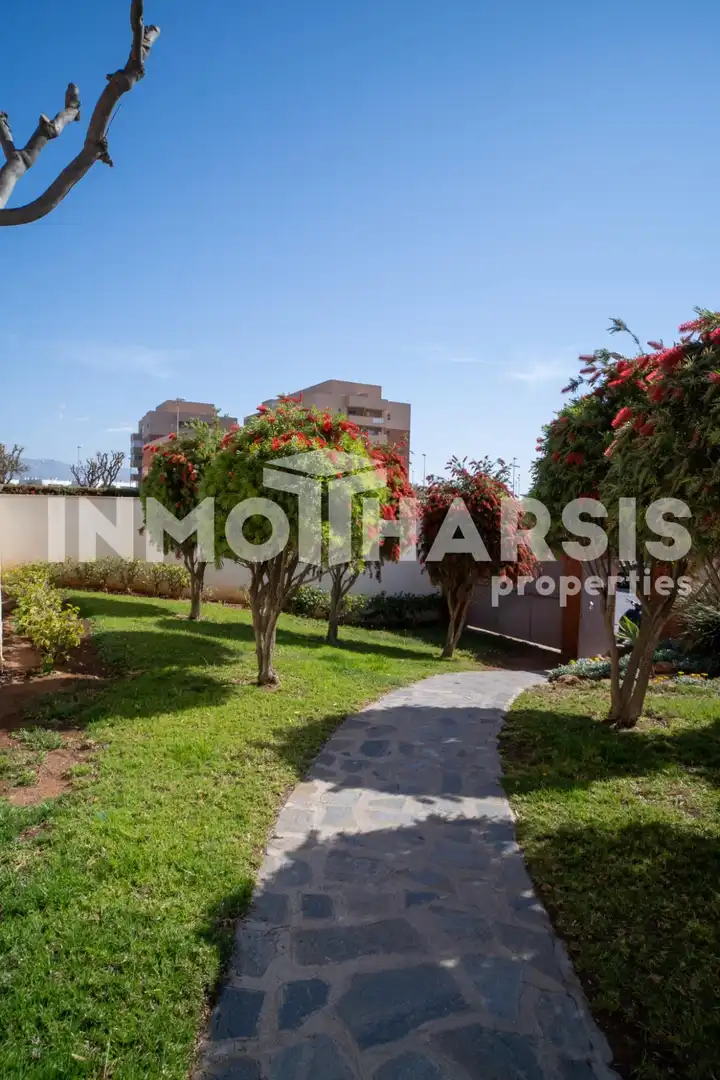 Terrace of Flat for sale in Almería  with Air Conditioner, Heating and Private garden