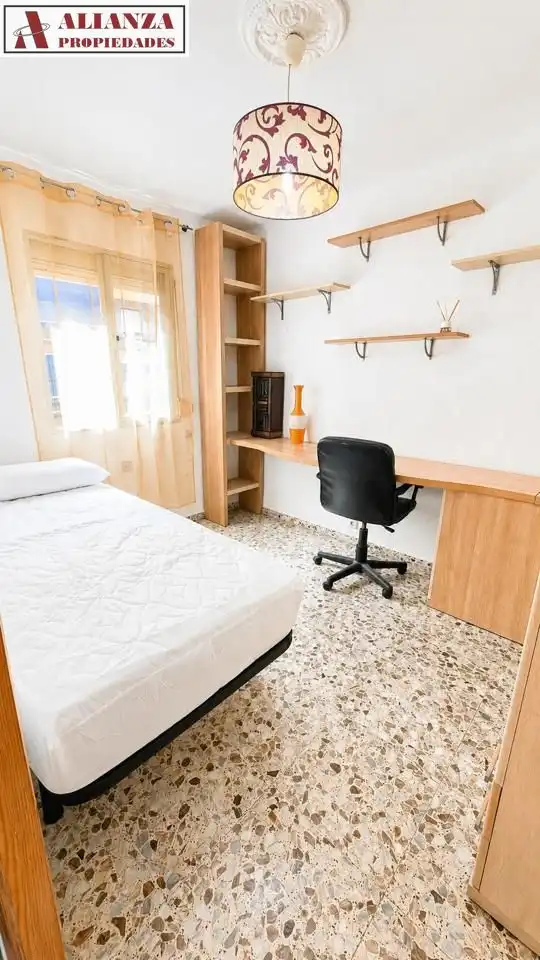 Bedroom of Flat for rent in Málaga  with Terrace