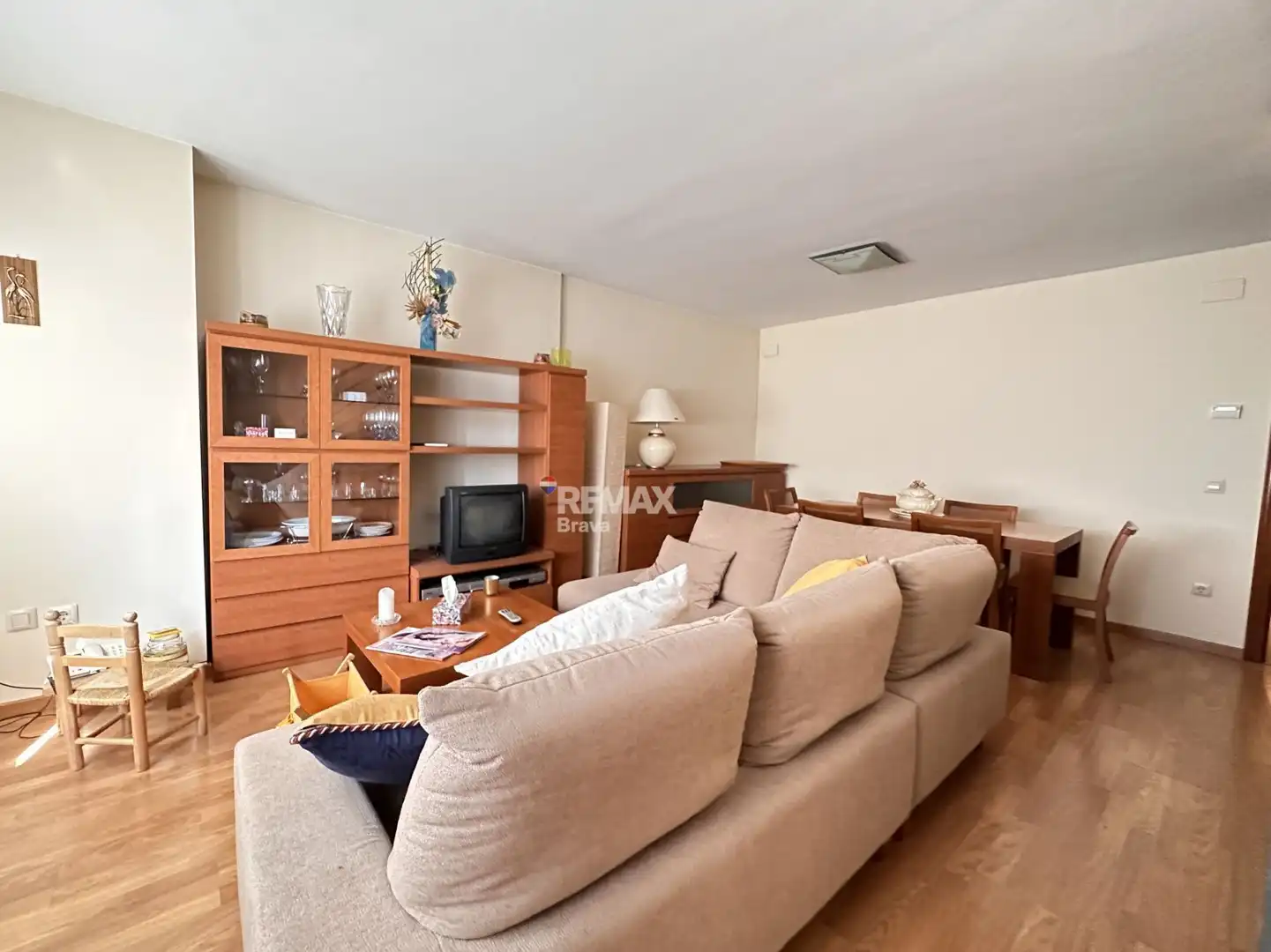 Wohnzimmer von Maisonette zum Verkauf in Figueres mit Klimaanlage, Heizung und Terrasse