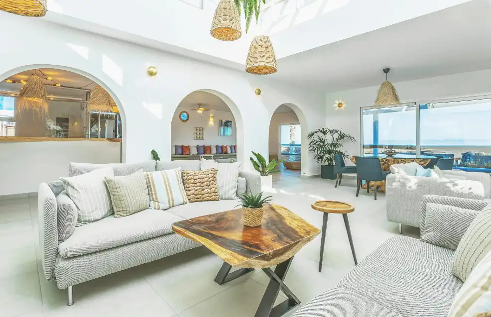 Sala de estar de Casa o chalet en venta en Haría con Jardín privado y Piscina