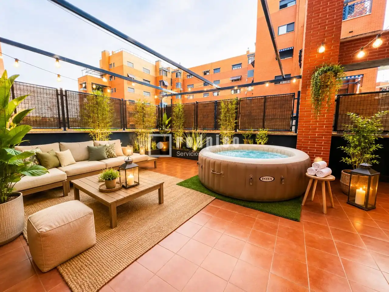 Terrassa de Pis en venda en Getafe amb Aire condicionat, Calefacció i Jardí privat