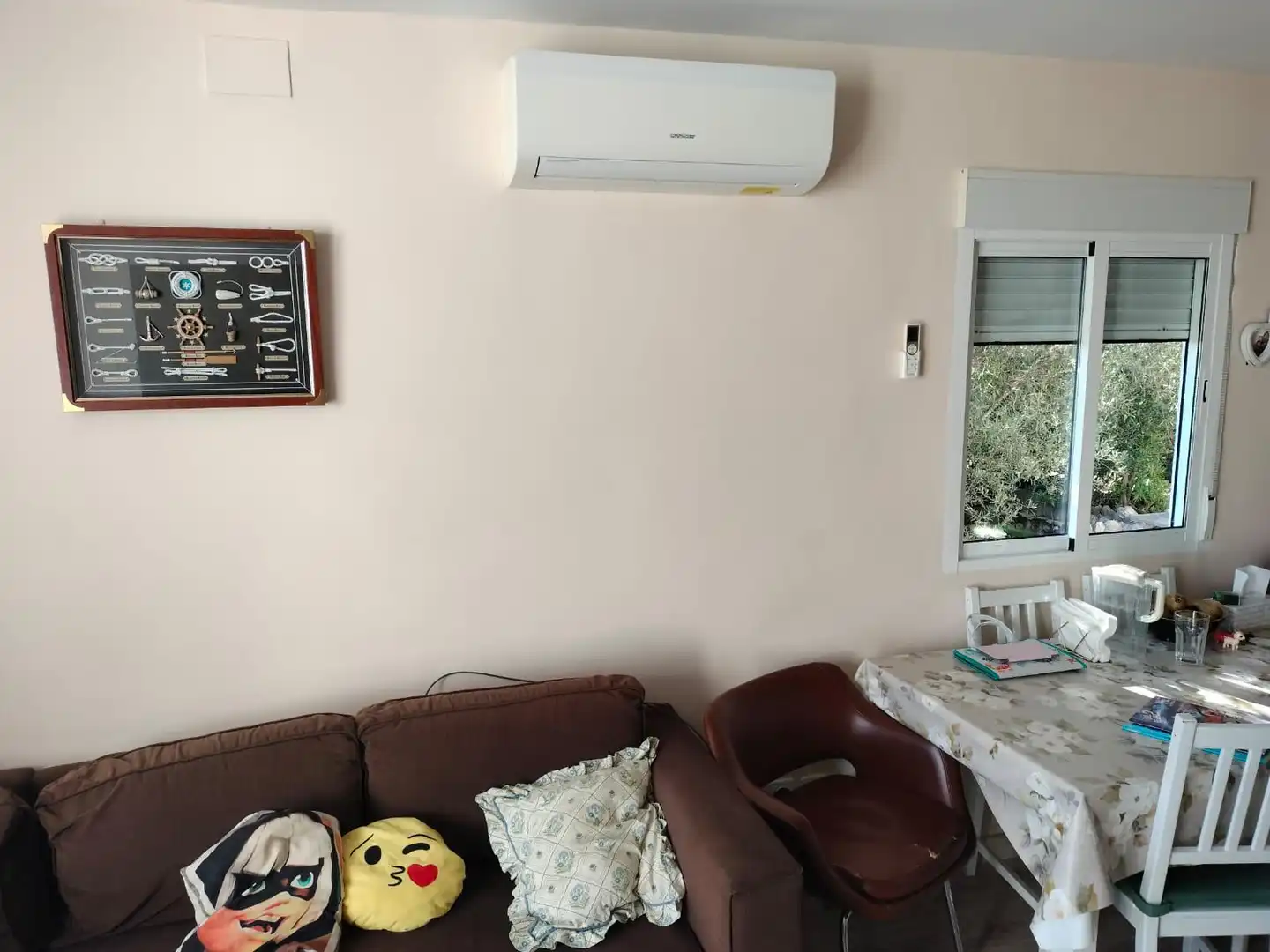 Sala d'estar de Casa o xalet en venda en Tarragona amb Aire condicionat, Terrassa i Moblat