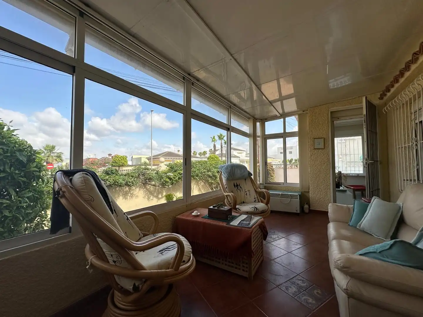 Sala d'estar de Casa o xalet en venda en San Fulgencio amb Aire condicionat, Terrassa i Traster