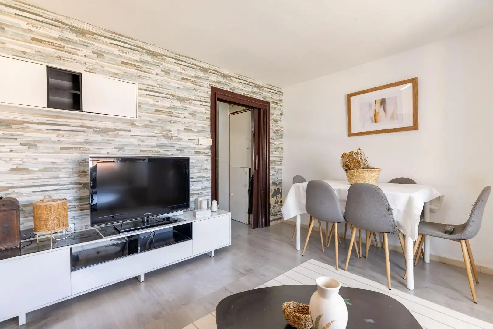 Living room of Flat for sale in Valencia  with Air Conditioner