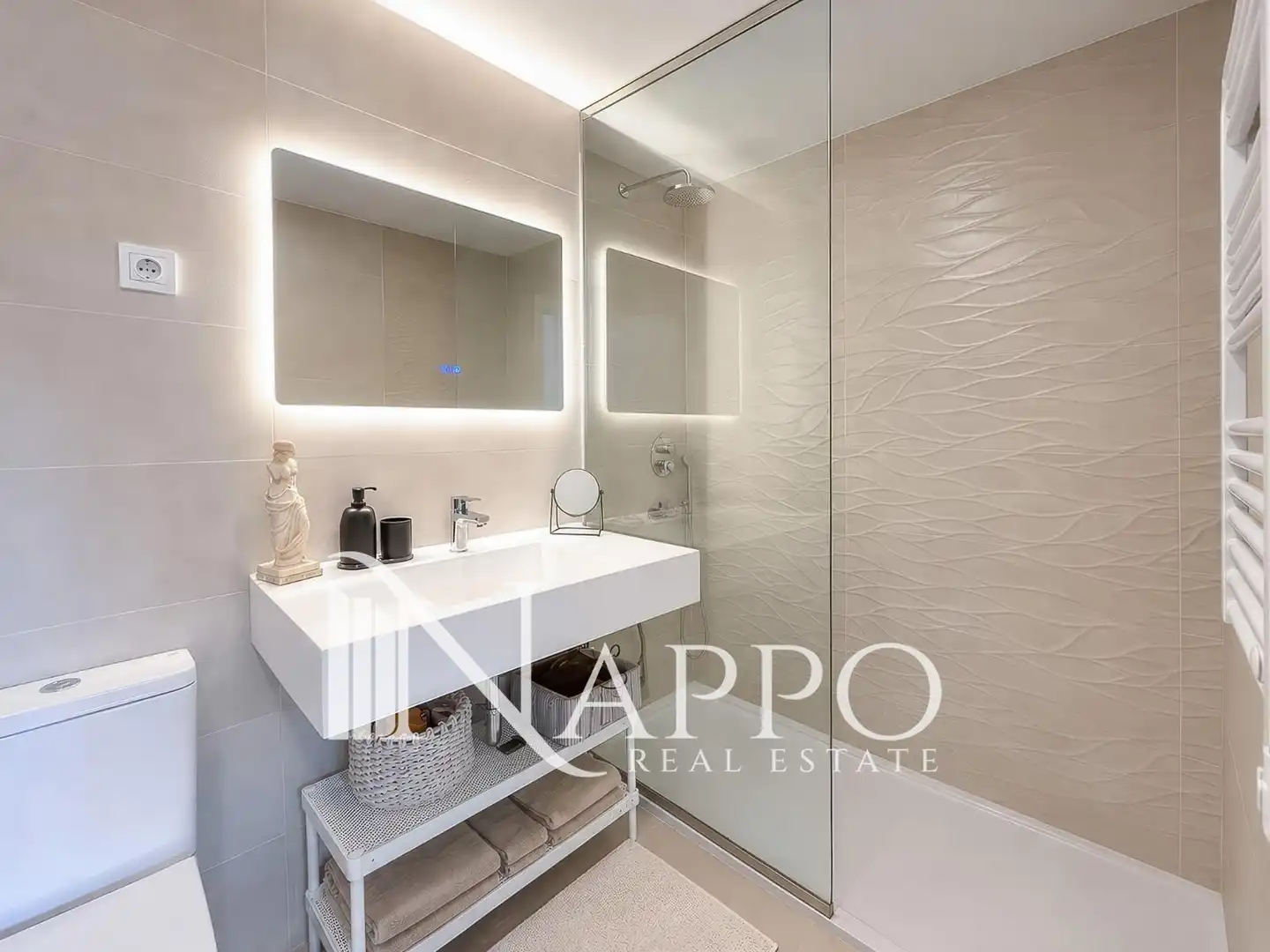 Badezimmer von Wohnung zum Verkauf in Calvià mit Klimaanlage, Heizung und Terrasse