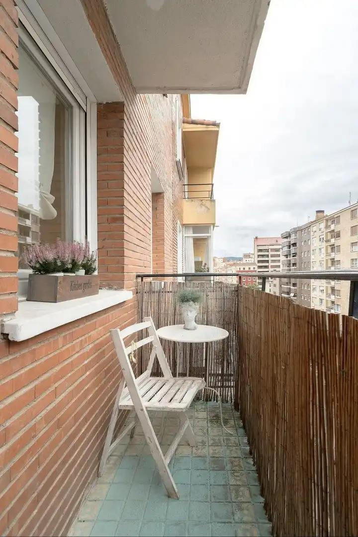 Balcony of Apartments for rent in Vitoria - Gasteiz  with Air Conditioner, Heating and Private garden