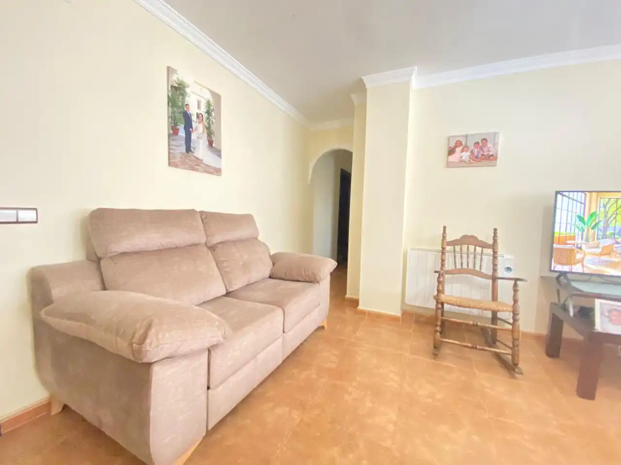 Sala de estar de Piso en venta en Sanlúcar de Barrameda con Aire acondicionado, Calefacción y Trastero