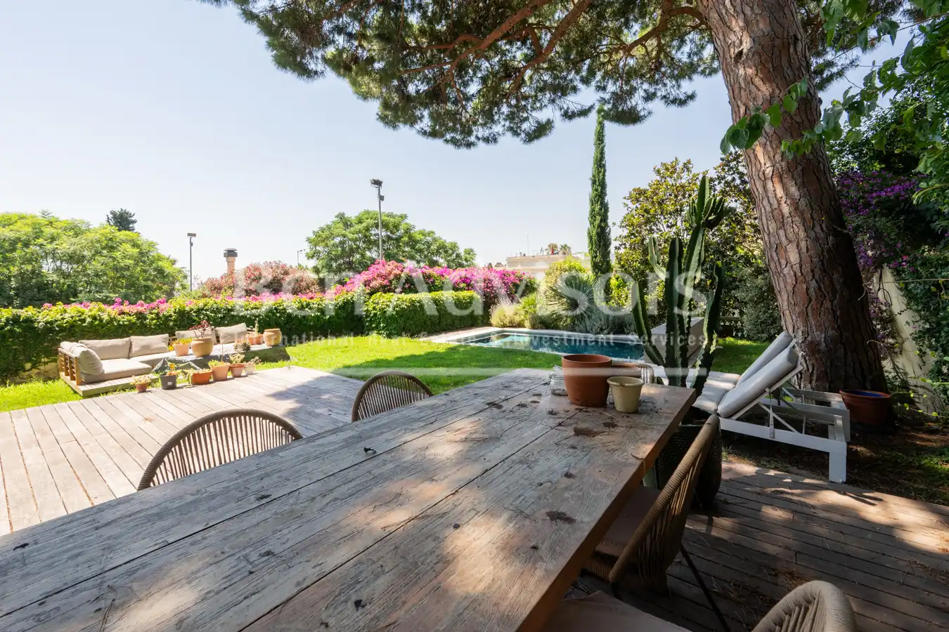 Jardí de Casa o xalet de lloguer en Barcelona amb Aire condicionat, Calefacció i Jardí privat