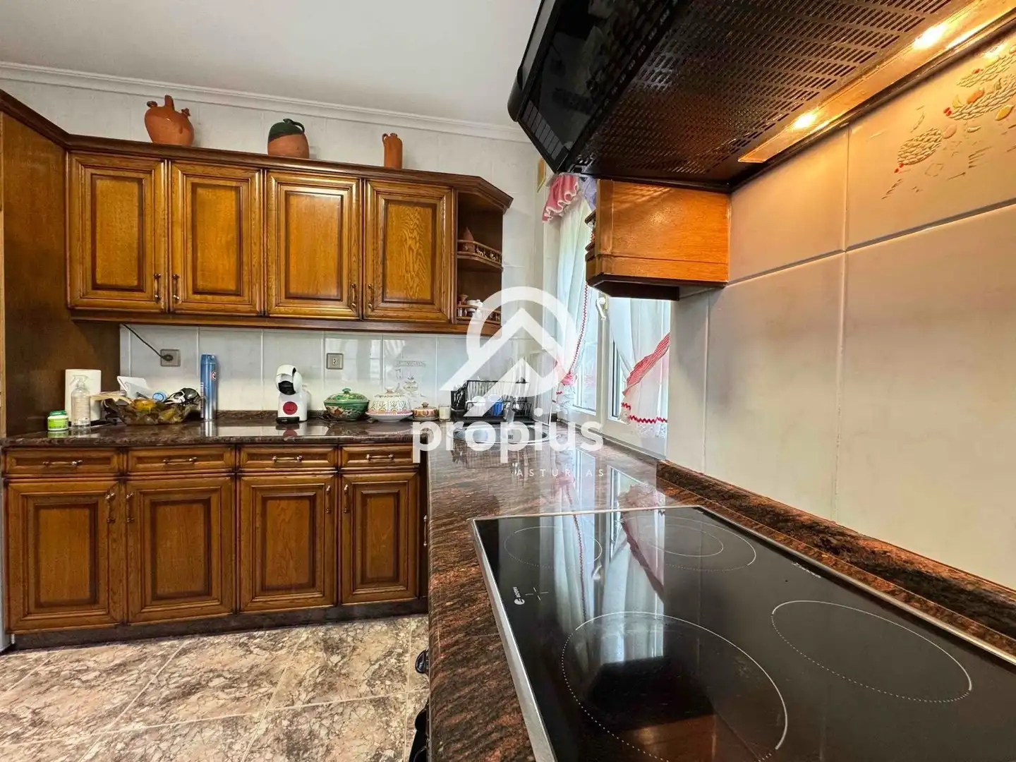 Kitchen of Houses for sale in Avilés  with Heating, Private garden and Parquet flooring