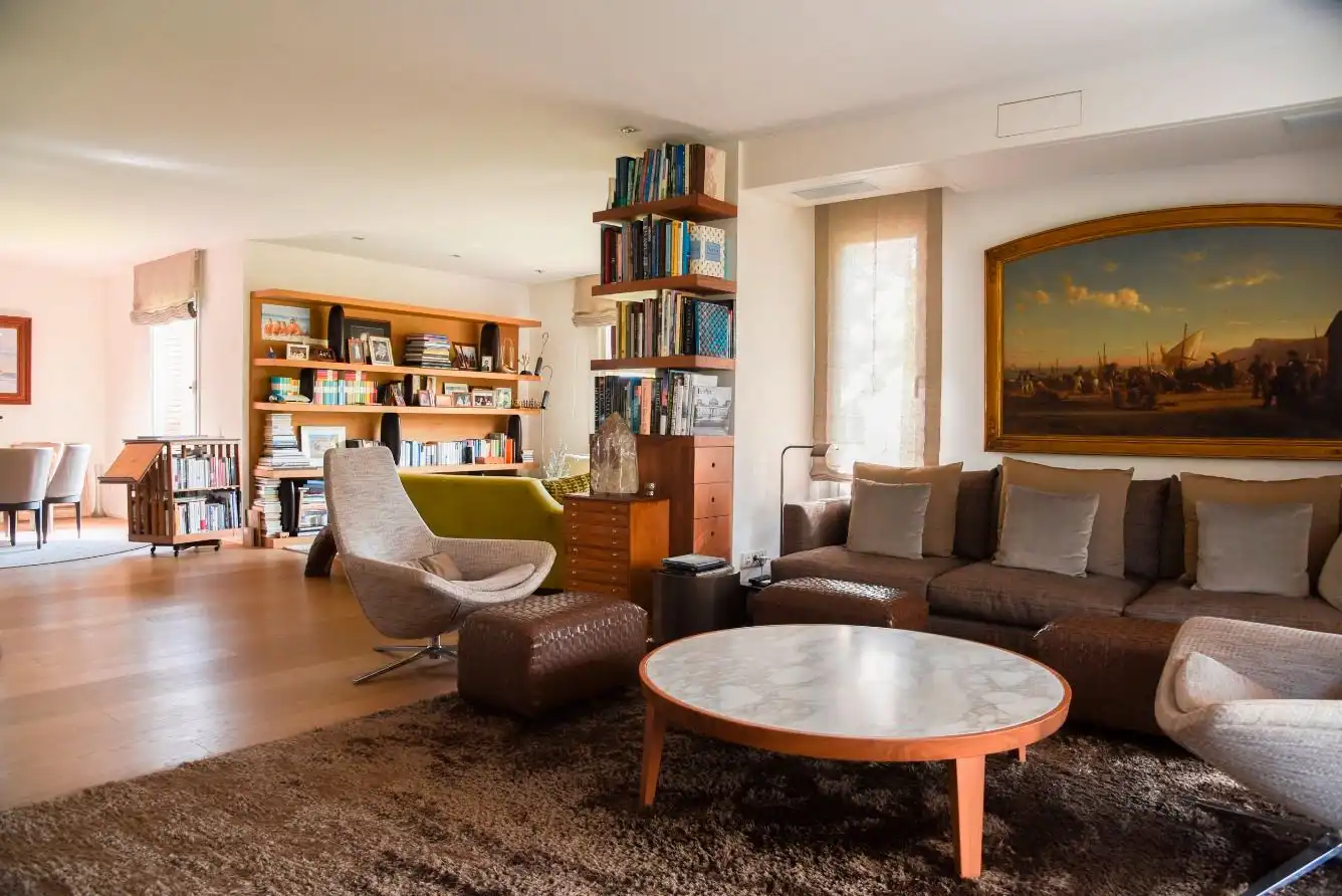 Sala d'estar de Pis de lloguer en Barcelona amb Aire condicionat, Calefacció i Terrassa