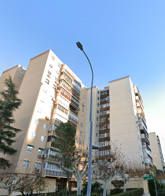Exterior view of Flat for sale in Coslada  with Heating, Terrace and Furnished