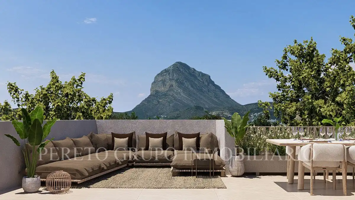 Terrace of Apartments for sale in Jávea / Xàbia  with Air Conditioner, Heating and Private garden