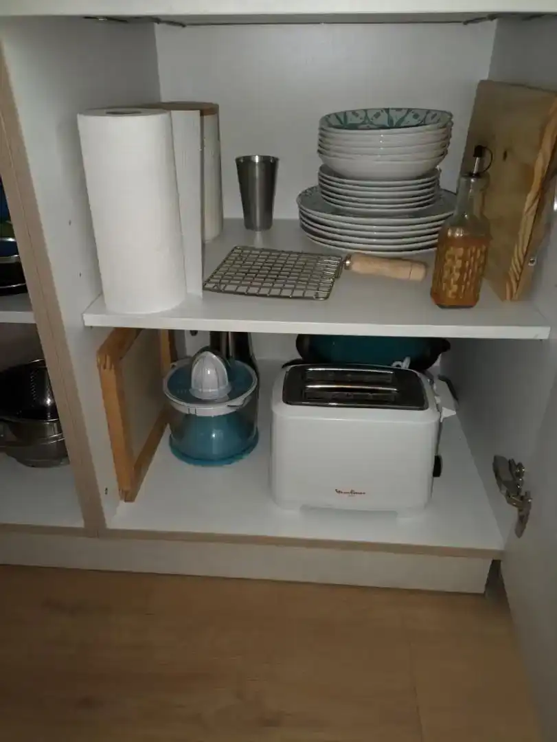 Küche von Wohnung zur Miete in Granada mit Klimaanlage, Parkett und Möbliert