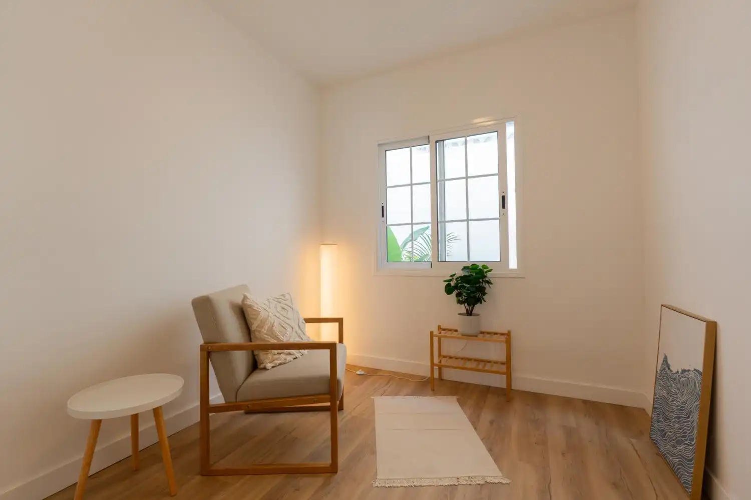 Sala d'estar de Apartament en venda en La Orotava amb Calefacció, Jardí privat i Terrassa