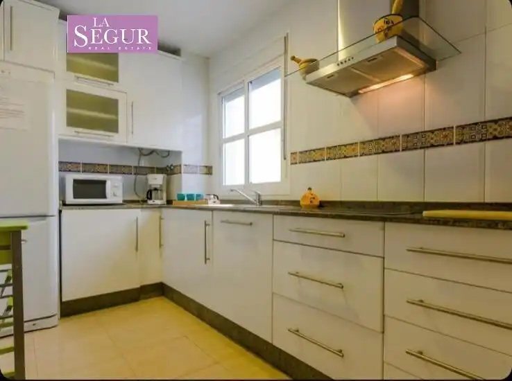 Kitchen of Flat for sale in Conil de la Frontera  with Terrace, Furnished and Community pool