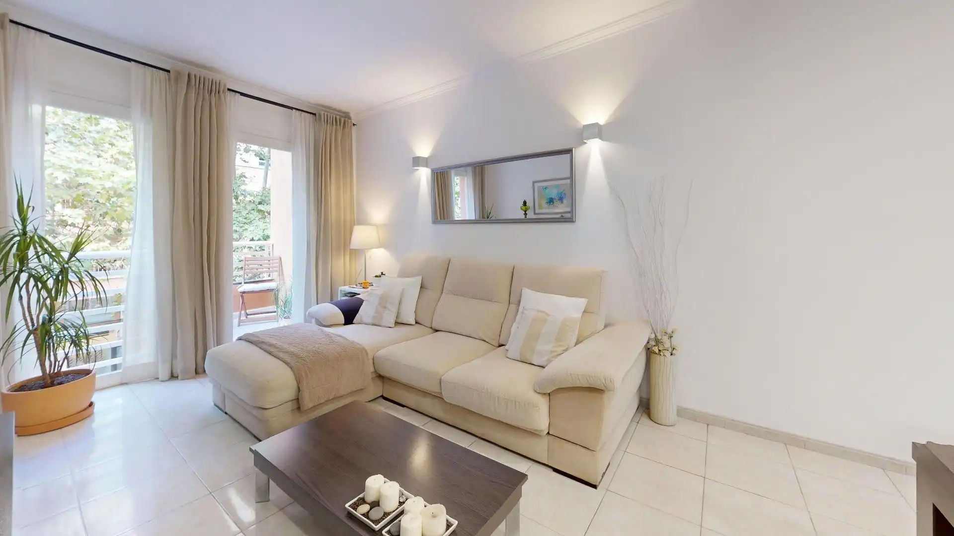 Sala de estar de Dúplex en venta en  Palma de Mallorca con Aire acondicionado, Terraza y Amueblado