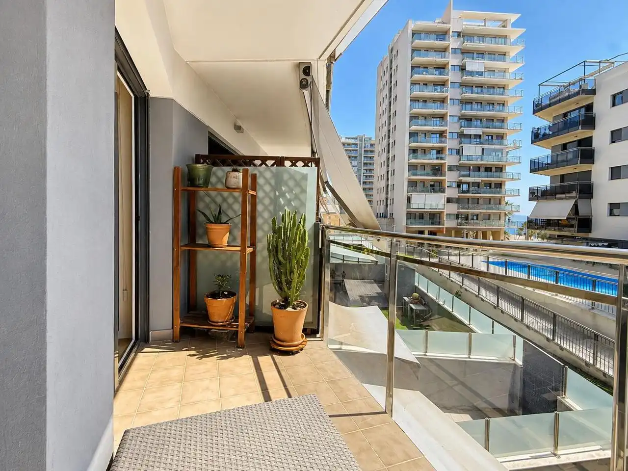 Terrasse von Wohnung zum Verkauf in Badalona mit Klimaanlage, Heizung und Terrasse