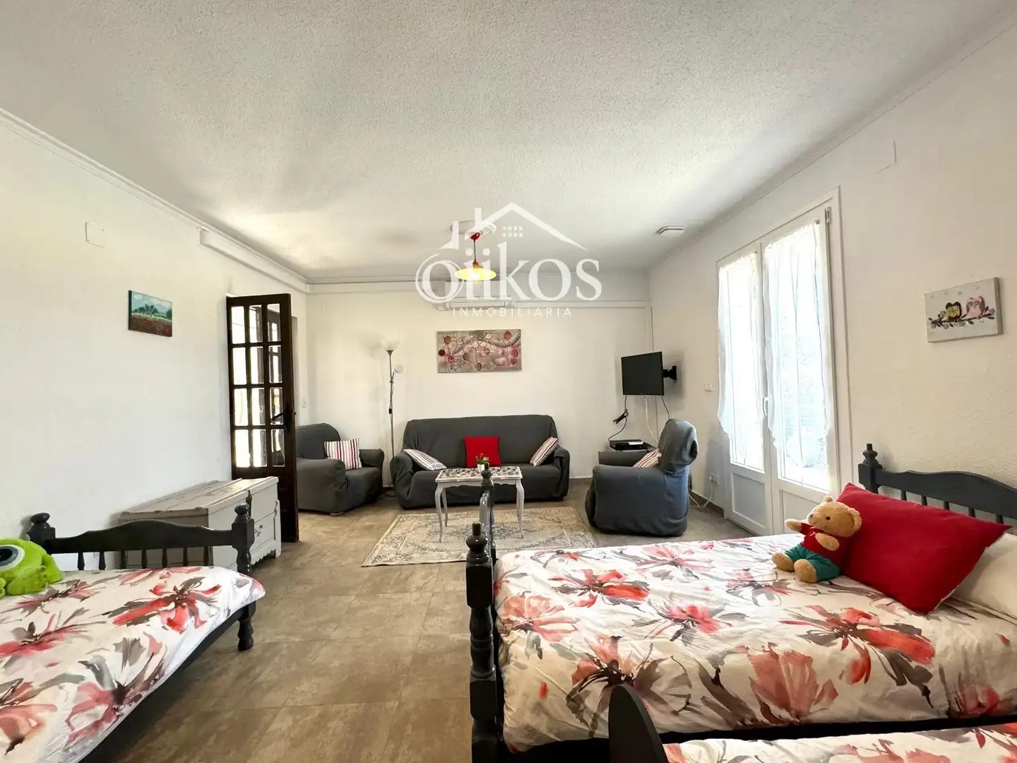 Living room of Houses for sale in San Felices de los Gallegos  with Heating, Parquet flooring and Swimming Pool