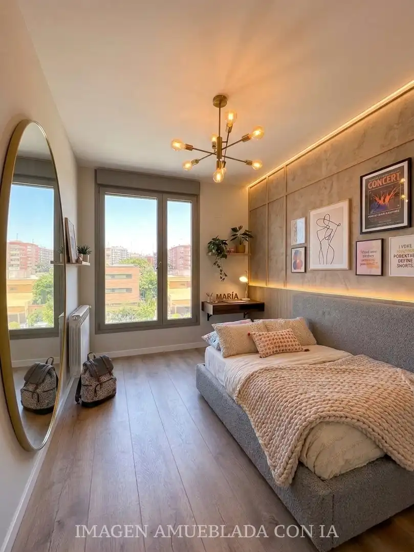 Schlafzimmer von Wohnung zum Verkauf in Valencia mit Klimaanlage, Abstellraum und Schwimmbad