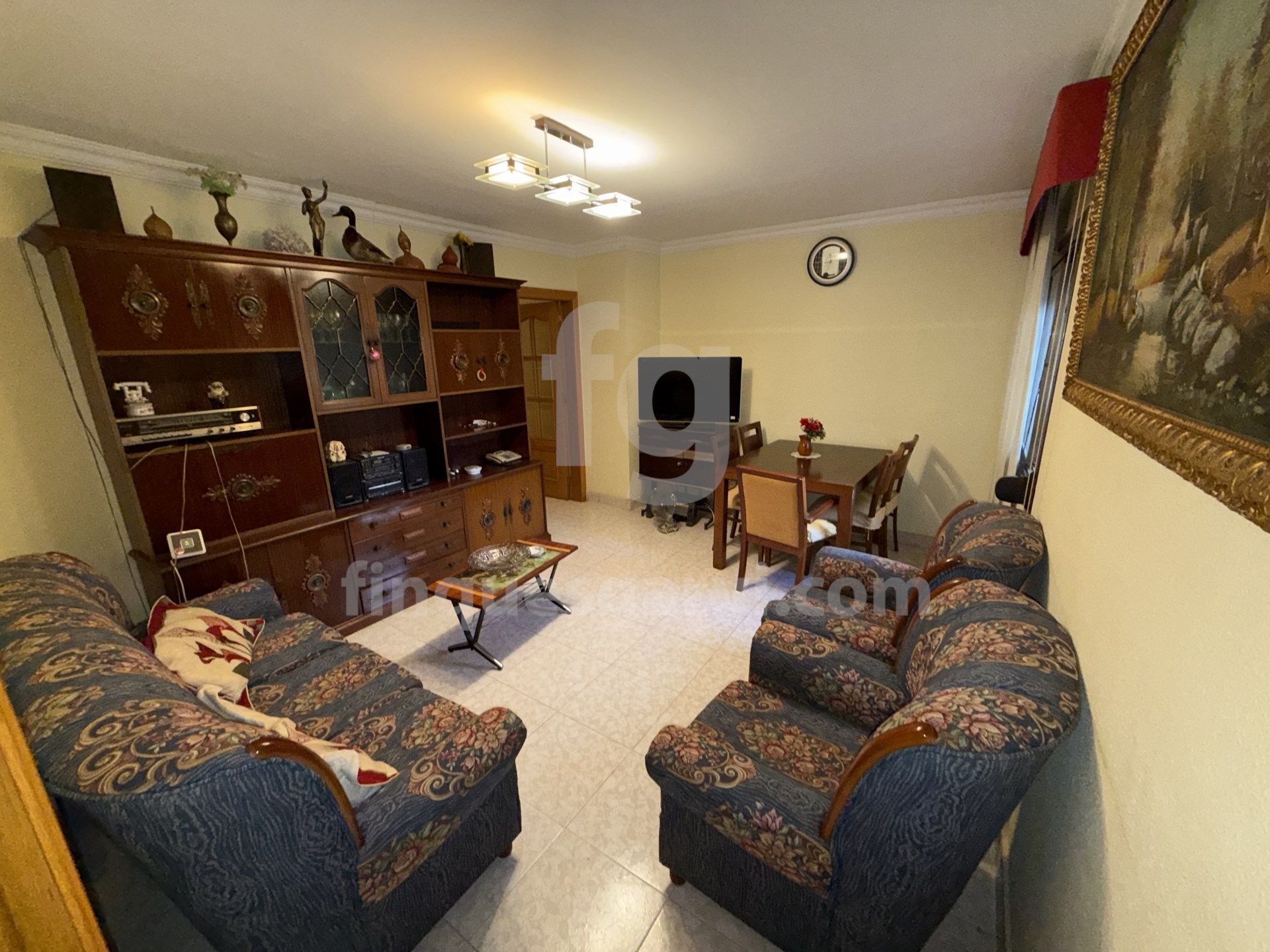 Sala de estar de Piso en venta en  Barcelona Capital con Balcón