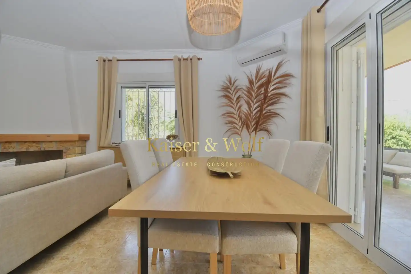 Dining room of Houses for sale in Elche / Elx  with Air Conditioner, Private garden and Terrace